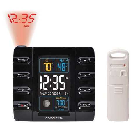 ACURITE Projection Alarm Clock Atomic 13020CA