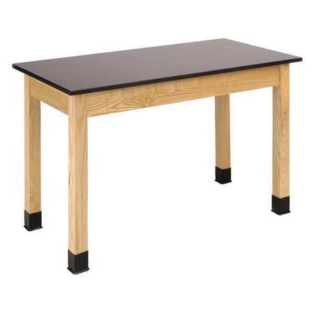 National Public Seating Rectangle PhenolicResinTopLabTable, 24x72x36" , 24" W 72" L 36" H,  SLT2-2472P