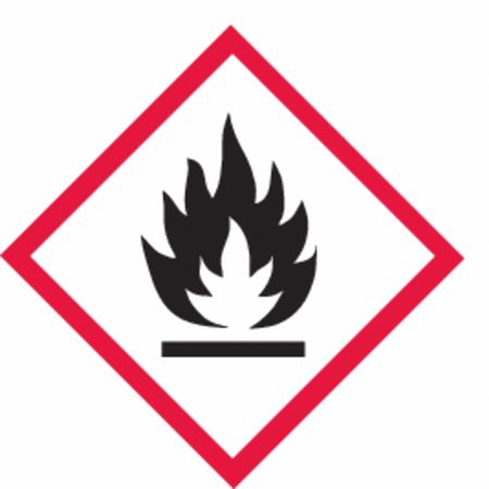 LABELMASTER GHS Mini Flame Pictogram Labels, Pk500 MLGHIS1