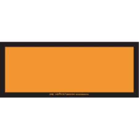 LABELMASTER Blank Orange Label Removable Vinyl, Pk25 ZOPEZ
