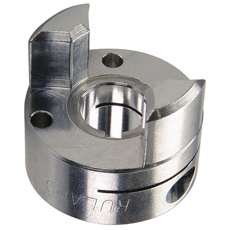 RULAND Clamp Jaw Coupling Hub, 7mm, Aluminum, OD 25.4 mm, L 35.3 mm MJCC25-7-A