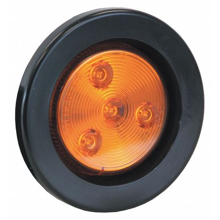 BUYERS PRODUCTS Marker Light Kit, Round, Amber, 2.5" 5622524