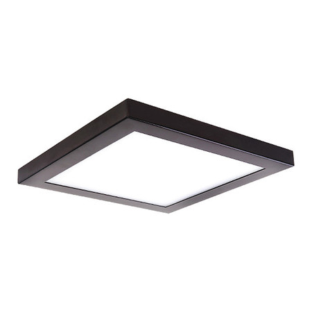 AMAX LIGHTING LED, Platter Square Light, 13 x 13 x 1 Bz LED-SM13DL-BZ