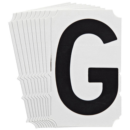 BRADY Numbers and Letters Labels, PK 10 5100P-G