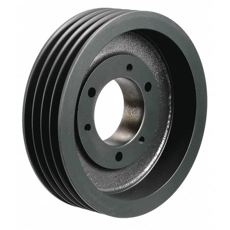 POWERDRIVE V-Belt Pulley, 1/2"-2-5/8" Bushed, 8"OD 45V212