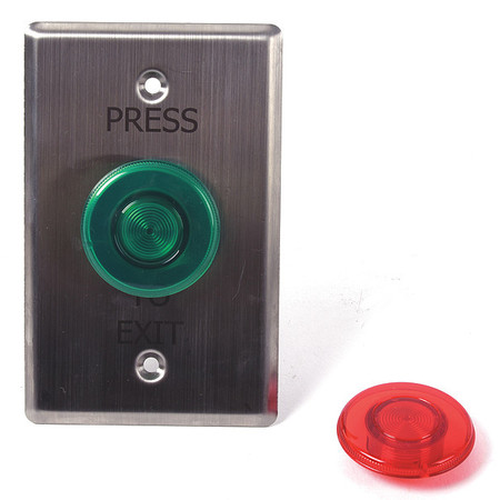 LOCKNETICS Pushbutton, Mushroom Style, 2 Lenses IPB-300