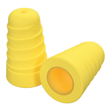 PLUGFONES ComforTwist Ear Plugs, 23dB, Yellow, 5 PK PRP-FY10