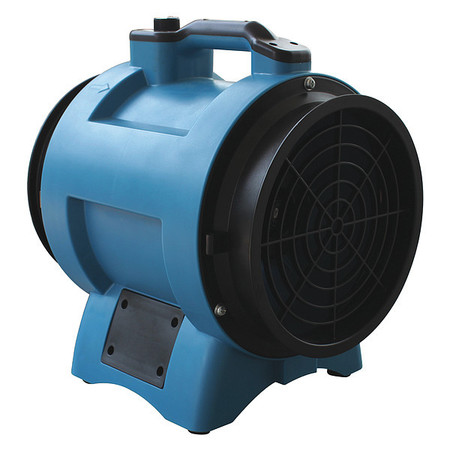 Xpower 1/3 HP, 1200 CFM, 2.5A, Variable Speed, 8 Inch. Industrial Confined Space Ventilator Fan X-8