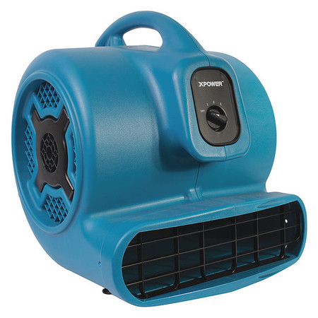 Xpower 1 HP, 3600 CFM, 8.5 Amps, 4 Positions, 3 Speeds Air Mover P-830