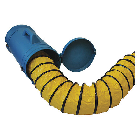 XPOWER Duct Hose Carrier for X-8 with 25 Ft. Long Polyester Ducting Hose 8DHC25