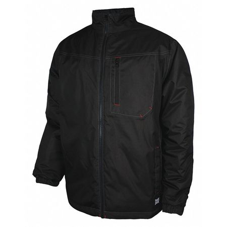 TOUGH DUCK Jacket, Men, 3 in 1, Insulated, L, Black WJ141