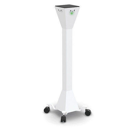MOORECO Power Tower, Rechargeable, White 27763-WT