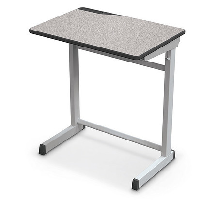 Essential Student Desk, 17-3/4" D, 25.63" W, 23" to 29" H, Star cloud, Laminate 91176