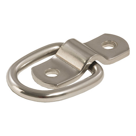 Curt Srfce-Mntd Tie-Down D-Ring, SS, 1"x1-1/4" 83732