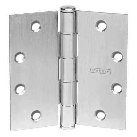 MCKINNEY 2-1/4" W x 4-1/2" H Satin Chromium Door and Butt Hinge 4 1/2X4 1/2 MP79 26D NRP