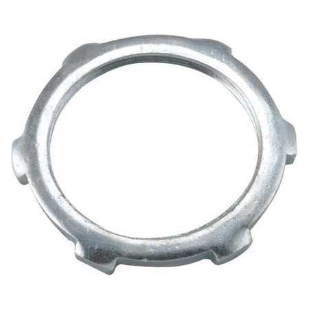 RACO Locknut, 5/32" L, 3/4" Conduit Steel 1193