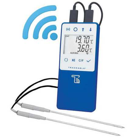 TRACEABLE Data Logging Thermometer, WiFi 6503