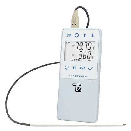 Traceable 6521 Wi-Fi Data Logging Hygrometer/Thermometer with remote cable