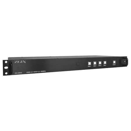 ZIGEN HDMI Switch, Black, 5 Ports ZIG-SW42