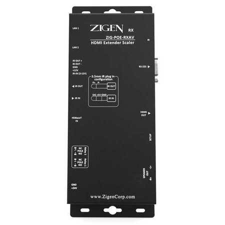 ZIGEN HDMI Receiver ZIG-POE-RXAV