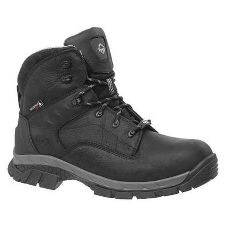 WOLVERINE Size 7-1/2 Men's 6 in Work Boot Composite Work Boot, Black W10647