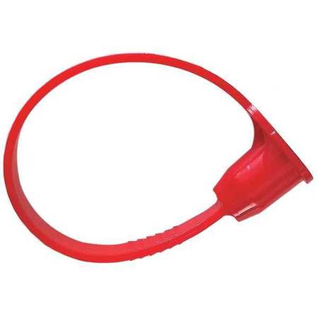 TYDENBROOKS Mini Plastic Truck Seal, 5", HDPE, Red, PK100 V30031D05-01-GRAI