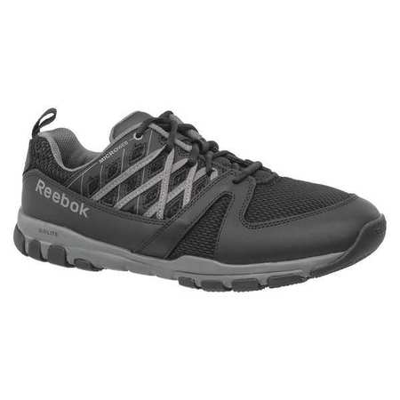 REEBOK Work Boots, 12, M, Black, Plain, PR RB4015