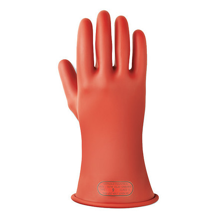 ANSELL Electrical Gloves, Red, Size 8, 14" L, PR CLASS 0 R 14