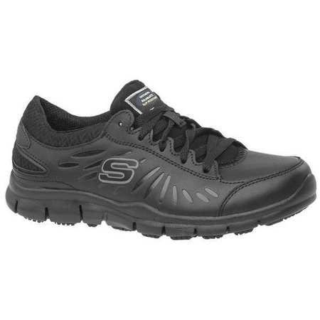 SKECHERS Athletic Shoes, 5, D, Black, Plain, PR 76551 -BLK 5