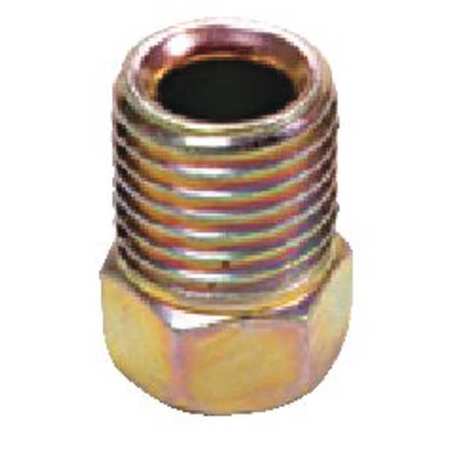 Sur&R Nut, Inverted Flare, 3/8"-24 Thread Sz, PK4 BR105