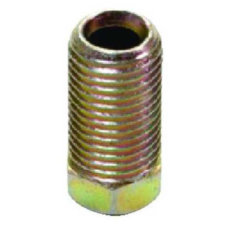 SUR&R Nut, Inverted Flare, 3/8"-24L Thread, PK4 BR135