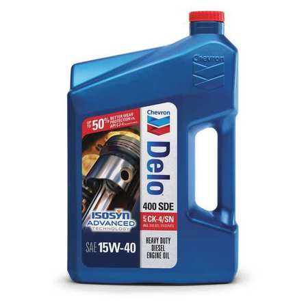 CHEVRON Motor Oil, 15W-40 SAE, 1 Gal. 222220-463