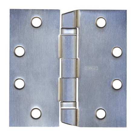 Best 1 25/32 in W x 4 1/2 in H Satin Chrome Door and Butt Hinge 68856