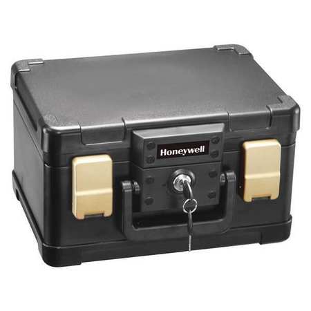 HONEYWELL Fire Rated Chest Safe, 0.15 cu ft, 18.9 lb, Key Lock 1102