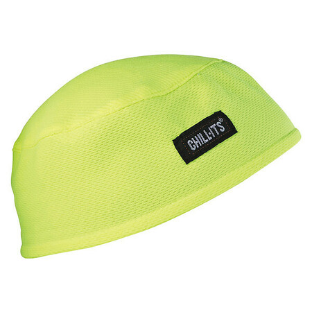 Chill-Its By Ergodyne Skull Cap, Lime, Solid 6630