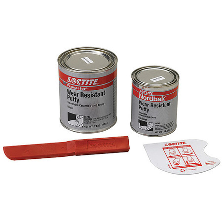 LOCTITE Gray Putty Putty, 3 lb. Can 209827