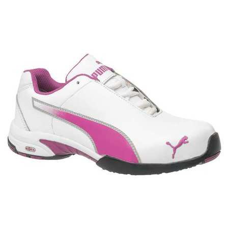 Puma Safety Shoes Size 9 Women's Athletic Shoe Steel Work Shoe, White 642805-9