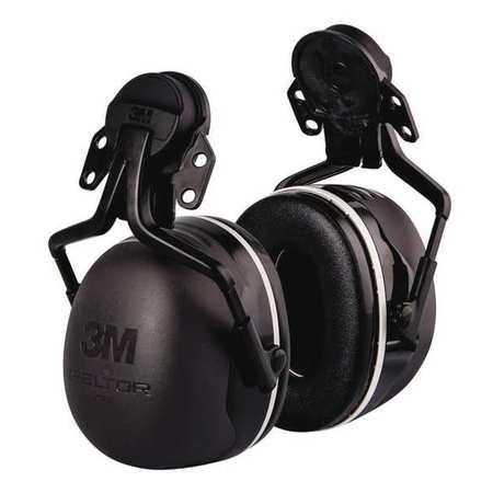 3M PELTOR Hard Hat Mounted Ear Muffs, 31 dB, Peltor X5, Black X5P5E