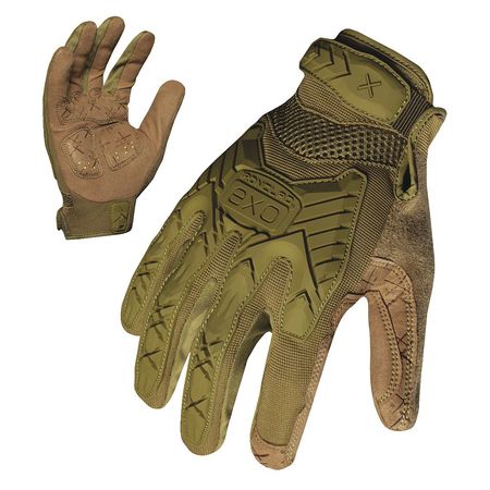 Ironclad Performance Wear Tactical Glove, Size M, Green, PR G-EXTIODG-03-M