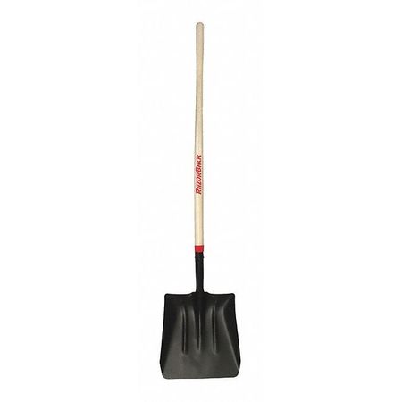 Razor-Back #2 14 ga Scoop Shovel, Steel Blade, 48 in L Wood Wood Handle 54246GR