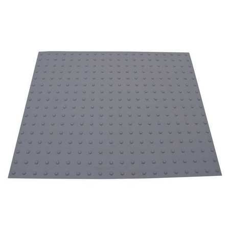 SAFETYSTEPTD ADA Warning Pad, Gray, 1" D, Peel & Stick SSTDPB3X423506