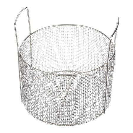 Marlin Steel Wire Products Silver Round Parts Washing Basket, Stainless Steel 101-31