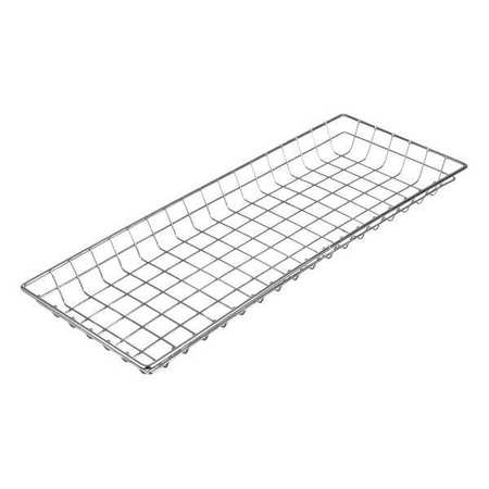 Marlin Steel Wire Products Silver Rectangular Storage Basket, Steel 127-12