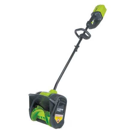 Greenworks Pro Snow Shovel, 36" Metal and Plastic Plastic Blade Material, 12" Blade Width GLSS802100
