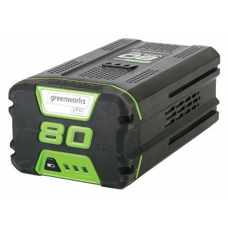 GREENWORKS PRO 80.0V Li-Ion Battery, 4.0Ah Capacity GBA80400