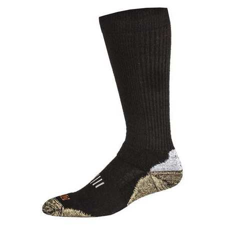 5.11 Socks, Crew Height, Unisex, Black, PR 10023