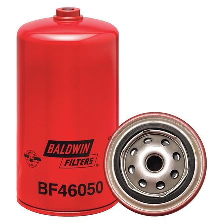 BALDWIN FILTERS Fuel Filter, 3 1/2 in Length, 3 23/32 in Outside Dia BF46050