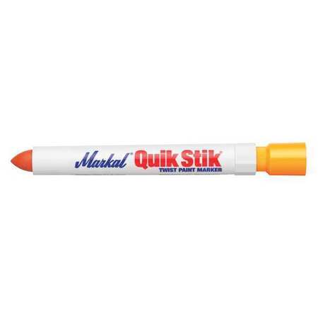 Markal Paint Crayon, Medium Tip, Fluorescent Orange Color Family 61043