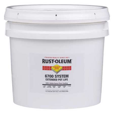 Rust-Oleum 1 gal Floor Coating, High Gloss Finish, Navy Gray, Solvent Base 301678