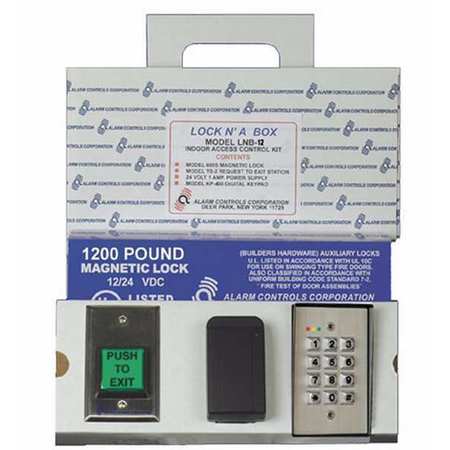 ALARM CONTROLS Access Control System Kit, Push Button LNB-12